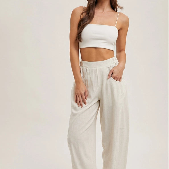 Relaxed Barrel Pants