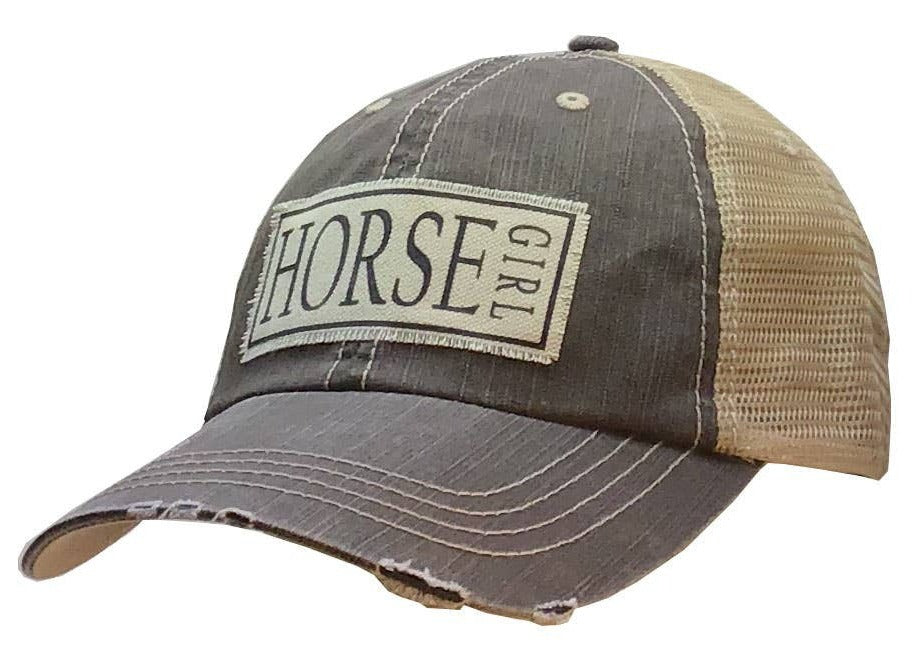 Horse Girl Vintage Trucker Hat