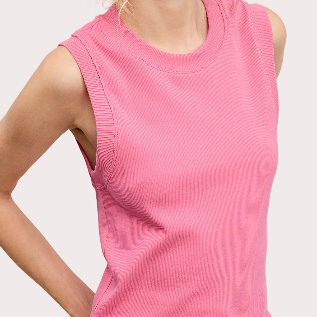 Basic Crewneck Tank Top