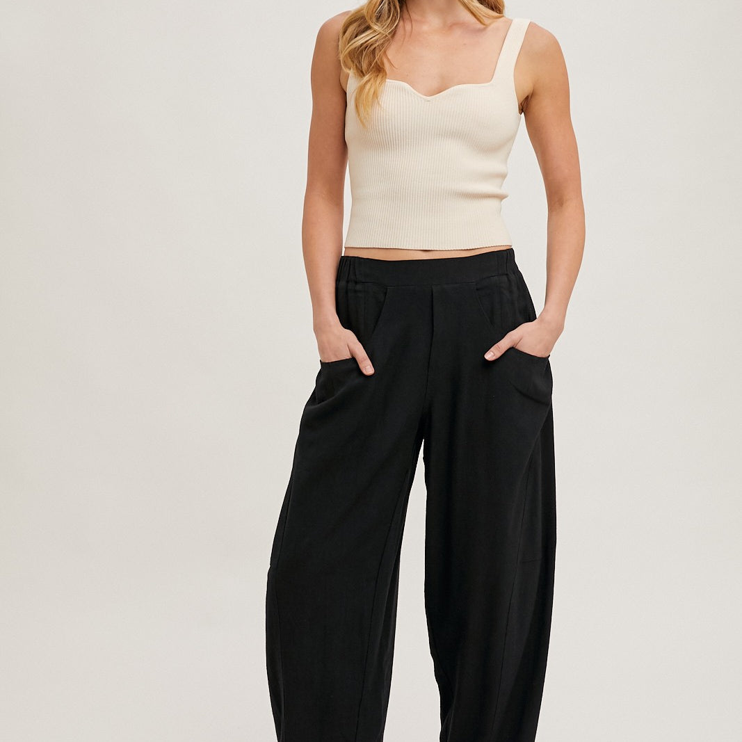 Relaxed Barrel Pants