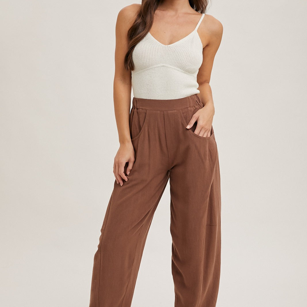 Relaxed Barrel Pants