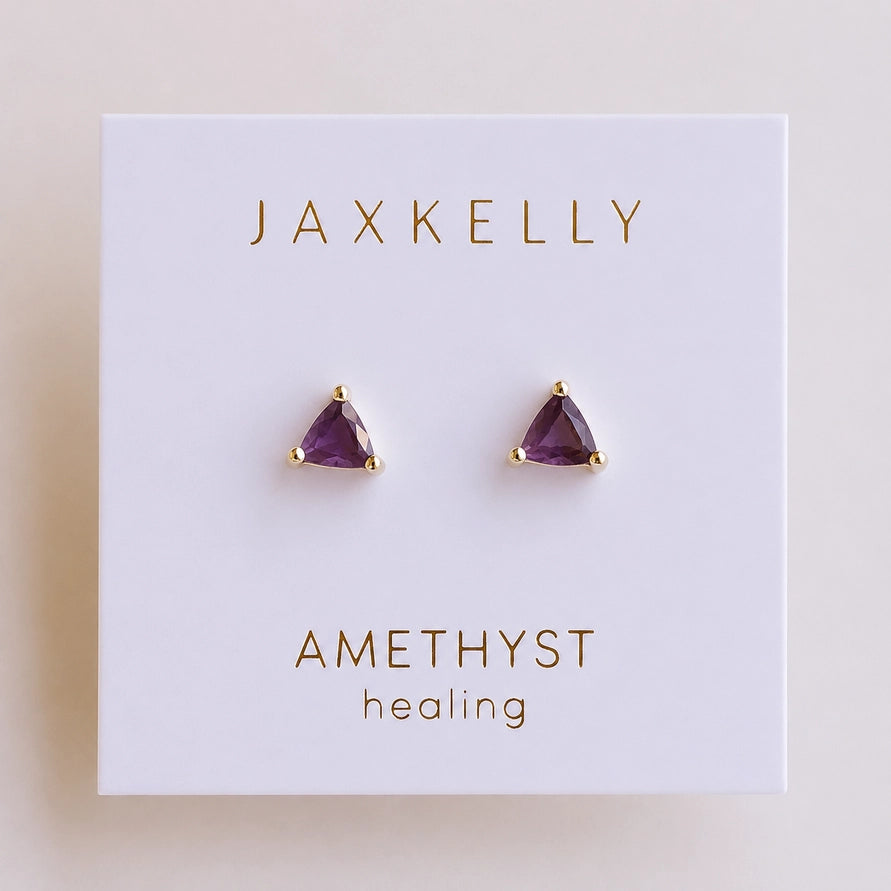 JaxKelly Mini Energy Gem Earrings