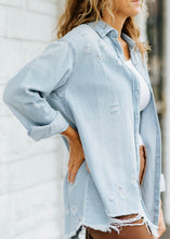 Load image into Gallery viewer, Relaxed Fit Denim Shirt