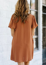 Load image into Gallery viewer, Puff Sleeve Shift Dress
