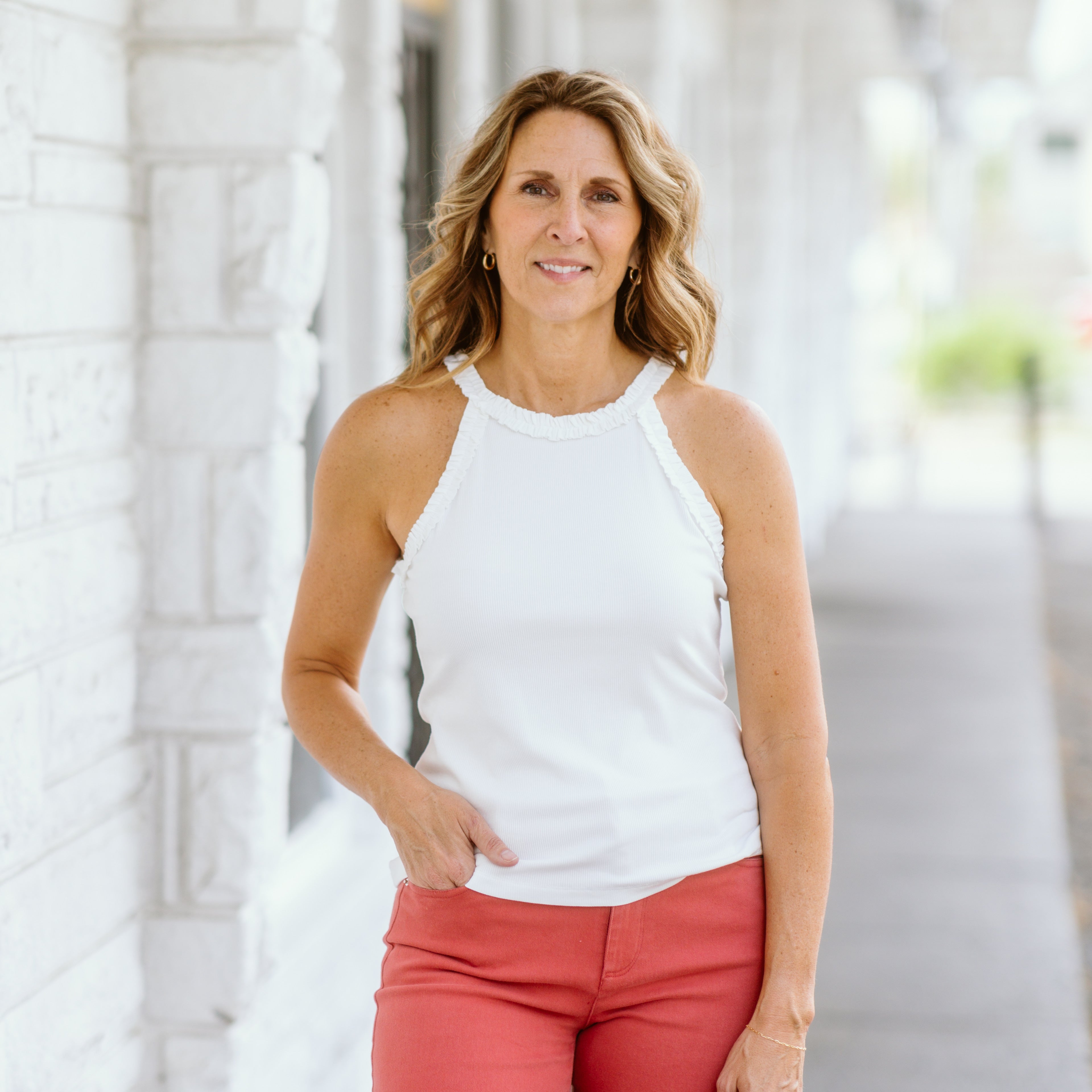 Ruffle Tank Top