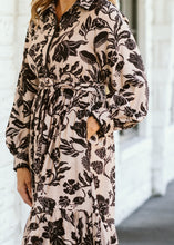 Load image into Gallery viewer, Abstract Floral Midi Dress