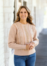 Load image into Gallery viewer, Ribbon Cable Knit Sweater