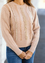 Load image into Gallery viewer, Ribbon Cable Knit Sweater