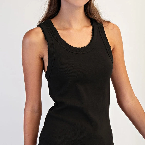 Lace Trim Tank