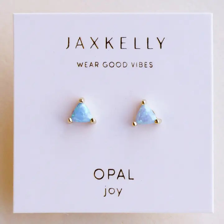 JaxKelly Mini Energy Gem Earrings