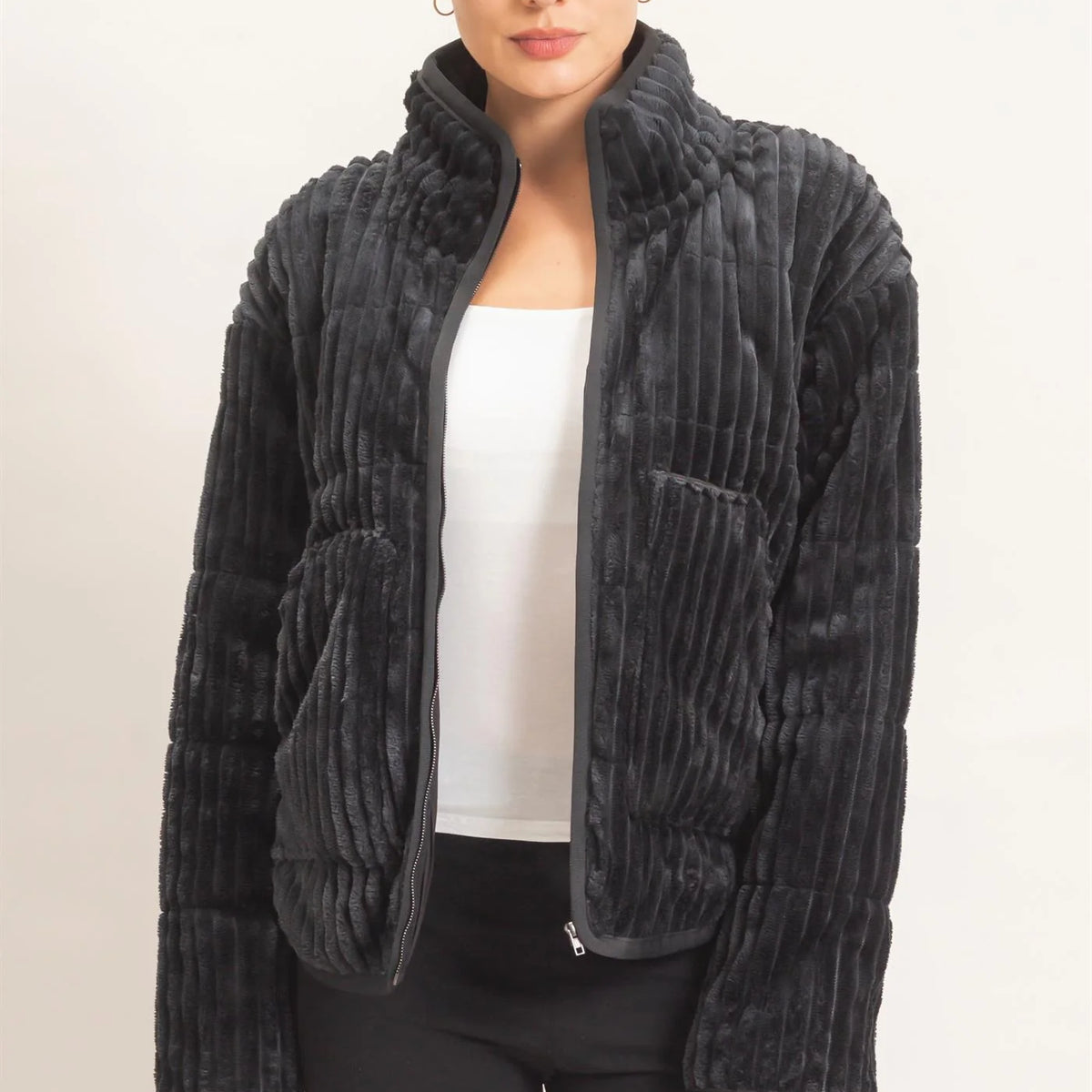 Quilted Corduroy Jacket