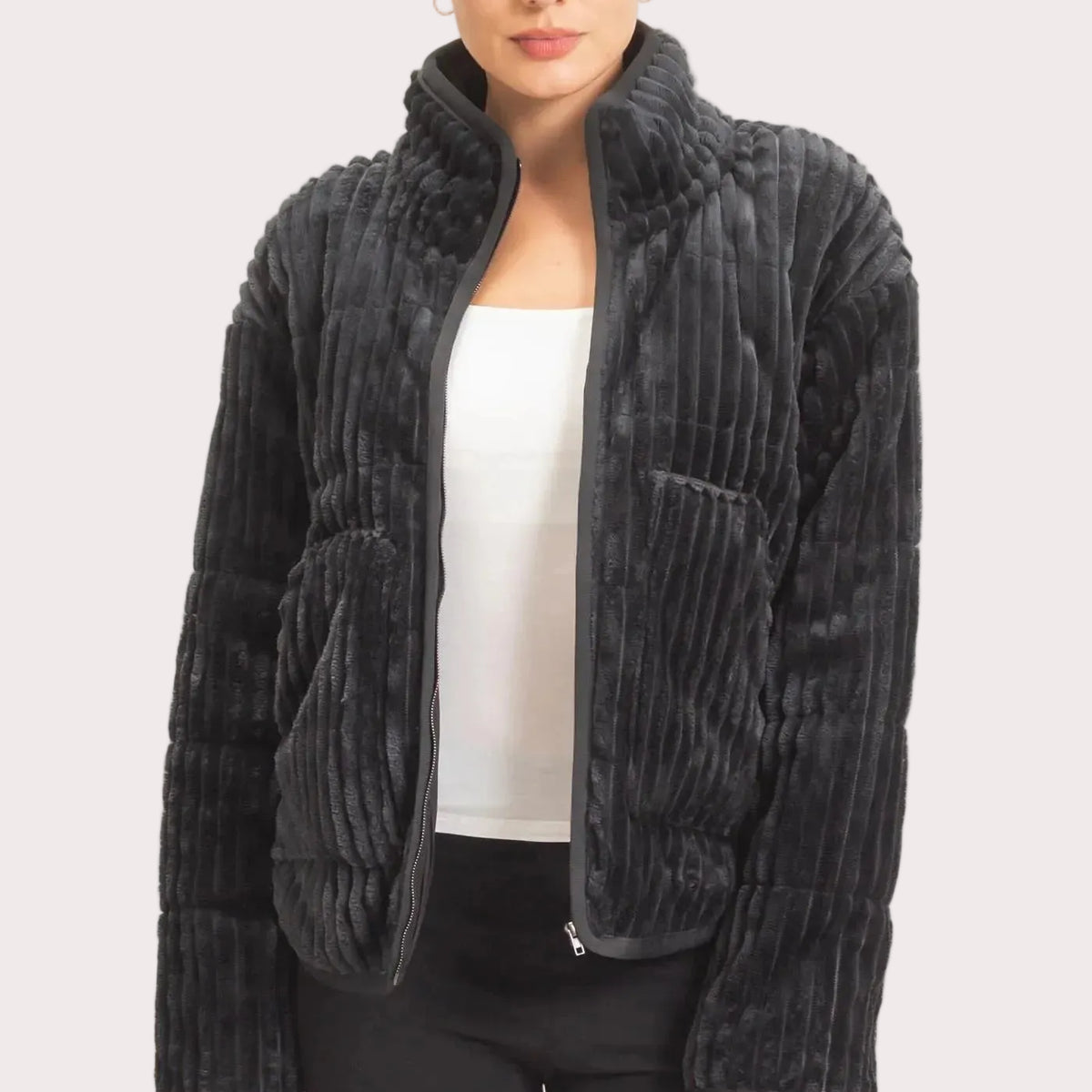 Quilted Corduroy Jacket