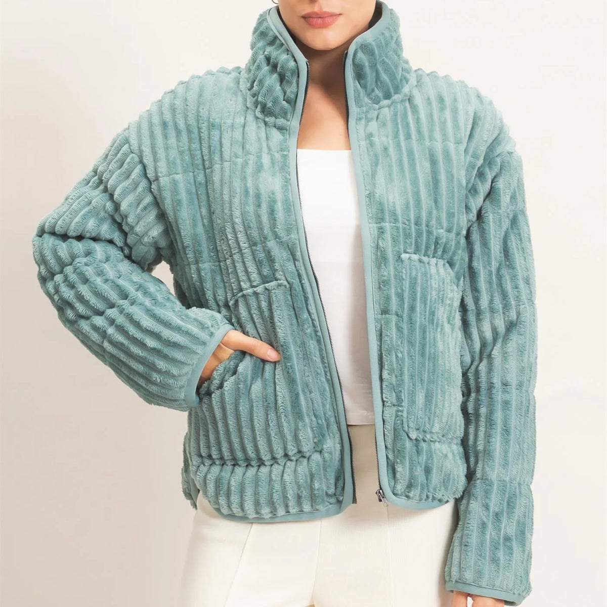 Quilted Corduroy Jacket