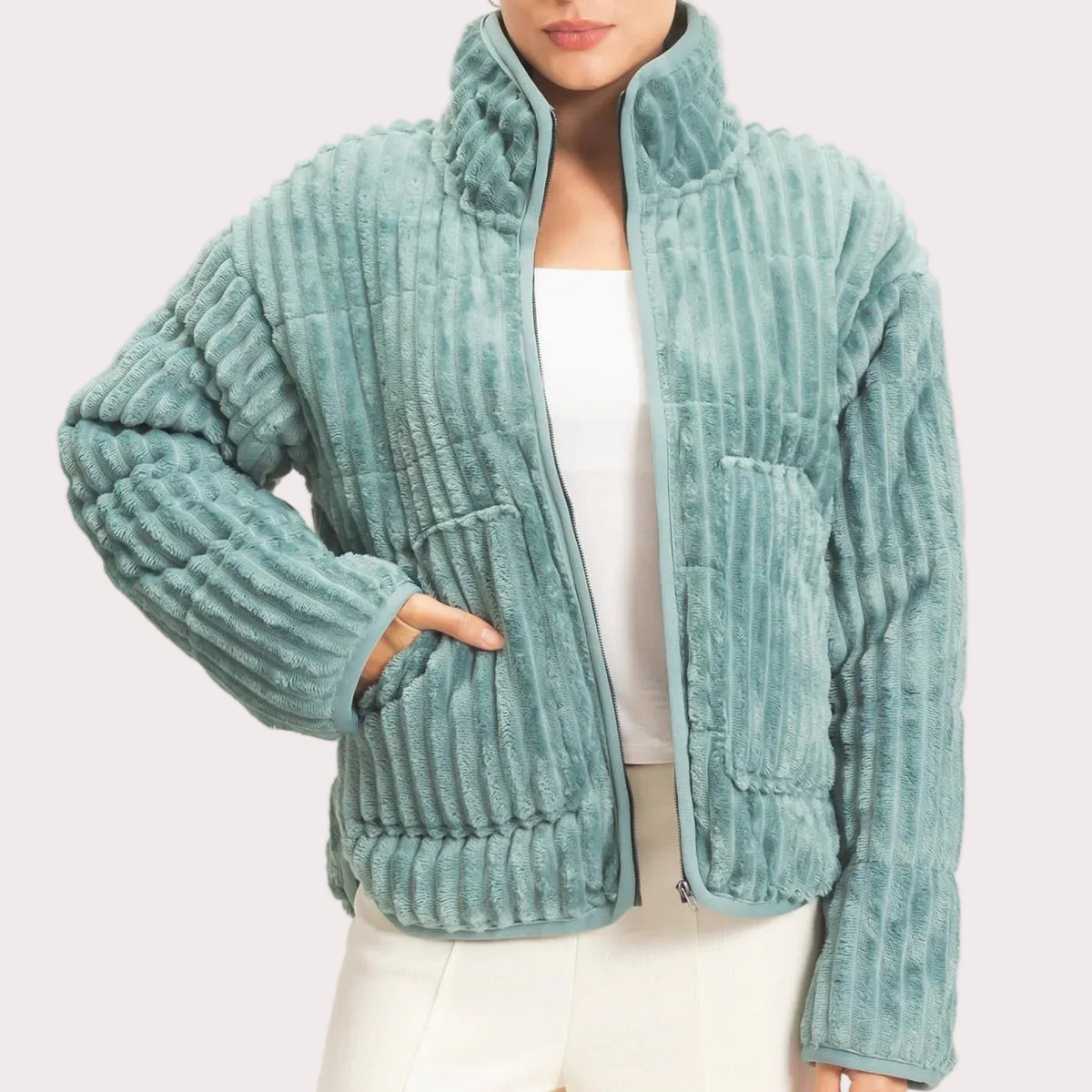 Quilted Corduroy Jacket