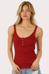 Crochet Lace Trim Tank Top