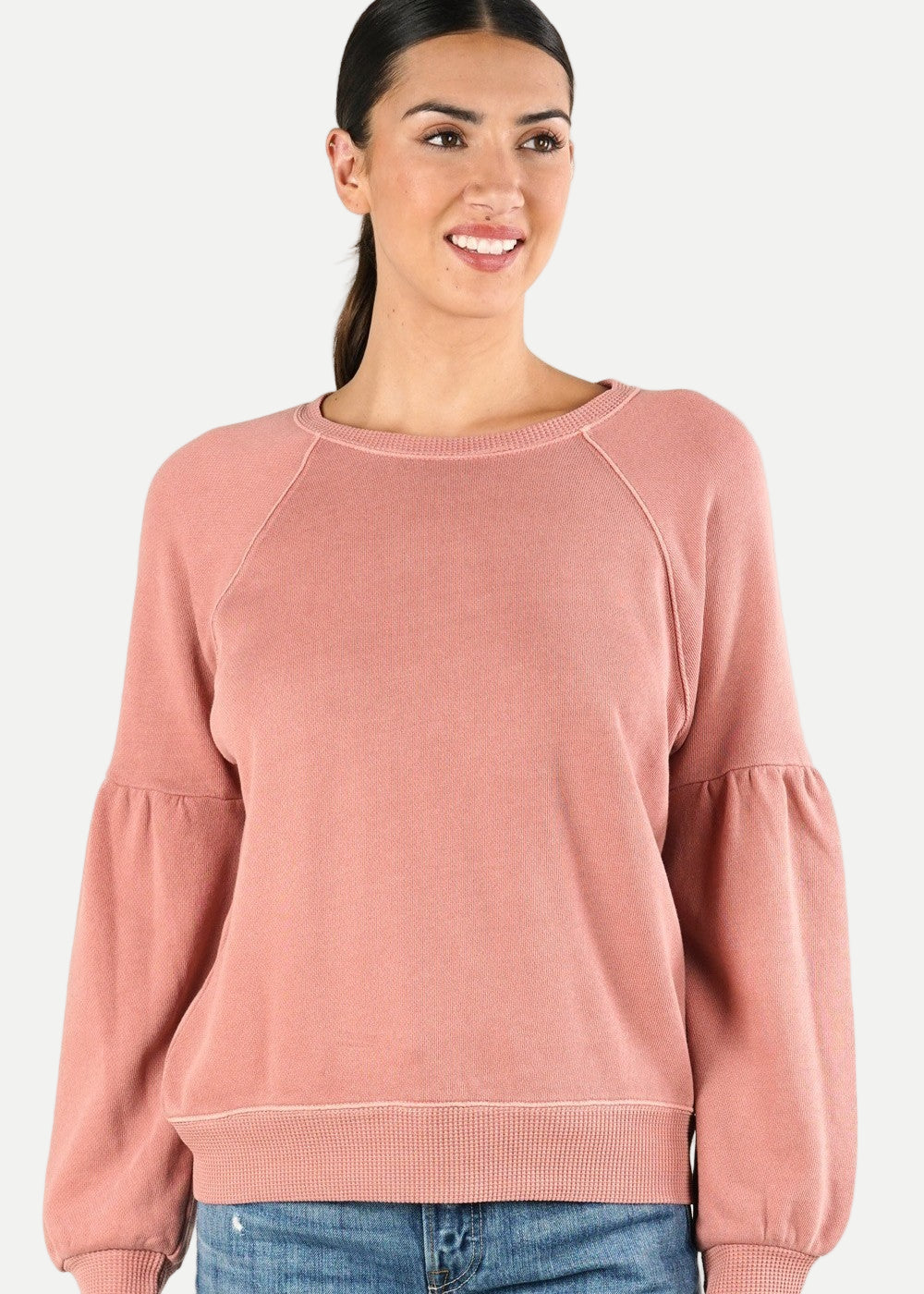 Raglan Sweatshirt Top