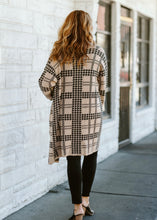 Load image into Gallery viewer, Houndstooth Coatigan
