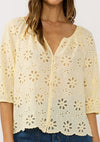 Floral Eyelet Top