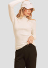 Frill Mock Neck Top