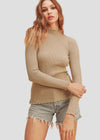 Frill Mock Neck Top