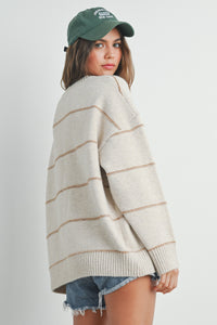 Stripe Oversized Sweater