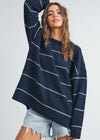 Stripe Oversized Sweater
