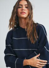 Load image into Gallery viewer, Stripe Oversized Sweater
