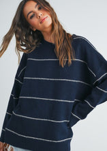 Load image into Gallery viewer, Stripe Oversized Sweater
