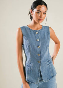 Joplin Button Vest