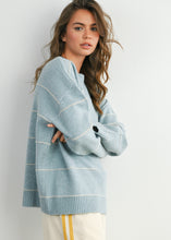 Load image into Gallery viewer, Stripe Oversized Sweater
