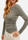 Ruched Waist Bodysuit