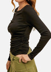 Ruched Waist Bodysuit