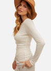 Ruched Waist Bodysuit