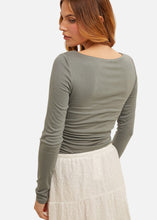 Load image into Gallery viewer, Ruched Waist Bodysuit
