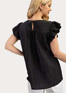 Flutter Sleeve Top