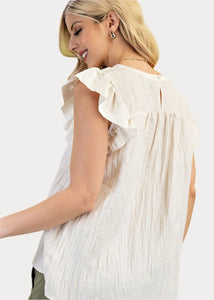 Flutter Sleeve Top
