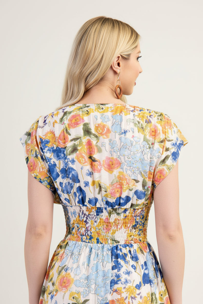 Monet Midi Dress – lola blu boutique