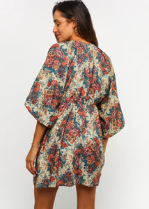 Vintage Floral Mini Dress
