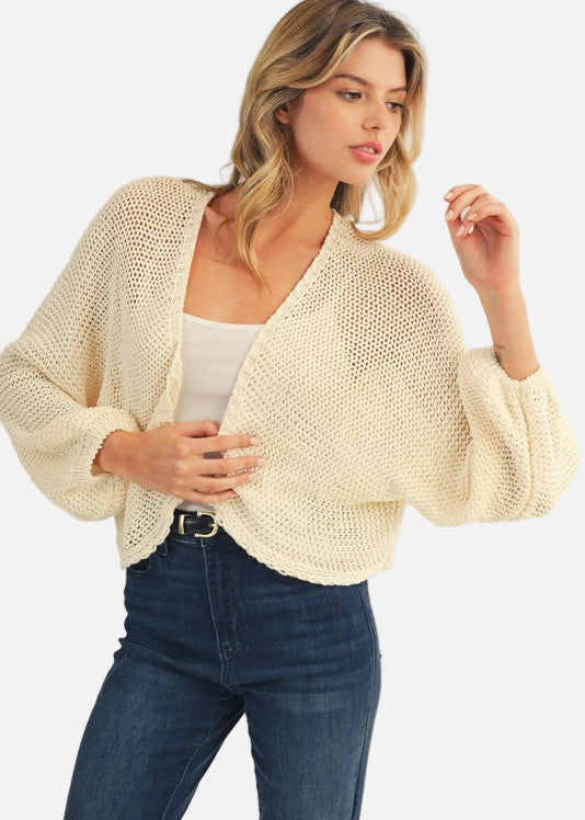 Open Stitch Cardigan