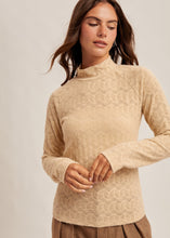 Load image into Gallery viewer, Brushed Knit Lace Top

