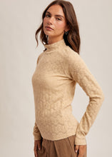 Load image into Gallery viewer, Brushed Knit Lace Top
