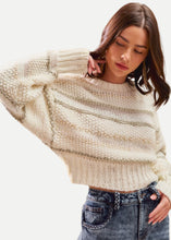 Load image into Gallery viewer, Lurex Stripe Sweater
