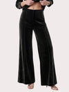 Velvet Pintuck Pants