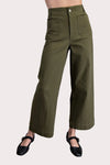 Washed Patch Pocket Pants