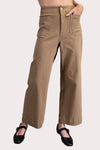Washed Patch Pocket Pants