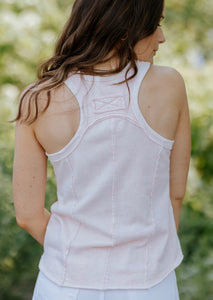 Washed Racerback Tank Top