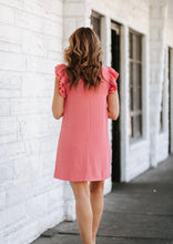 Load image into Gallery viewer, Ruffle Sleeve Dress

