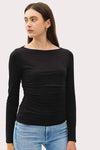 Ruched Long Sleeve Top