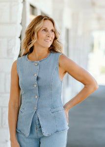 Joplin Button Vest