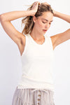 Lace Trim Tank Top